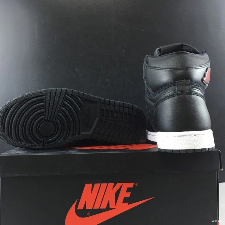 Rep Gym 1 Black Black Retro Red 555088-060 Jordan  High 0514